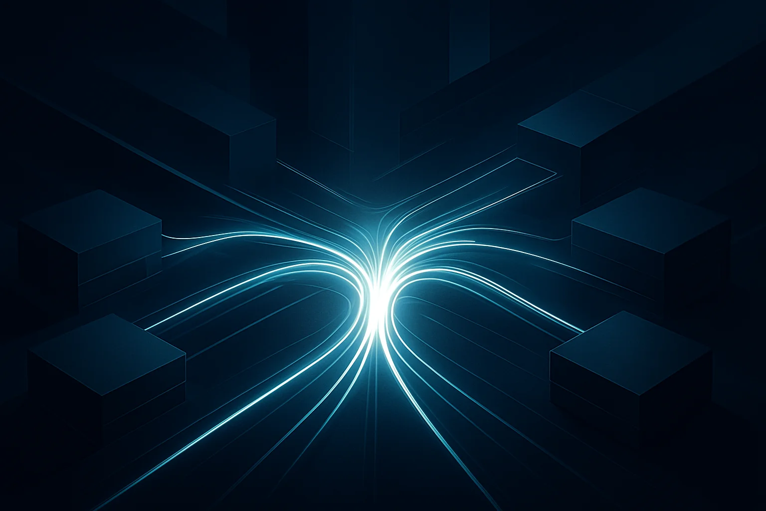Illustration de plusieurs canaux interconnectés symbolisant l’ouverture de la distribution d’applications Android aux boutiques tierces.